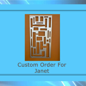 Custom order for Janet C.