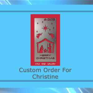 Custom order for Christine M.
