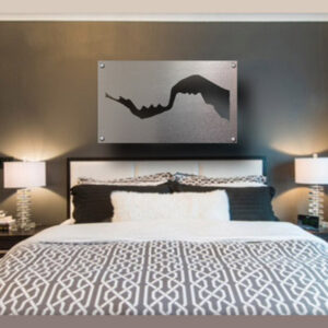 Metal Silhouette Wall Art – When Two Become One