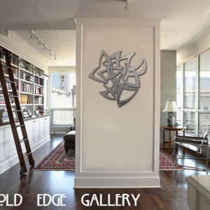 Ice Flow Wall Decor With Metal