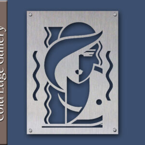 Metal Art Deco Wall Art - Tamara