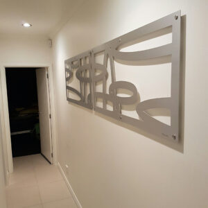Elliptical Horizon Metal Decoration for Wall
