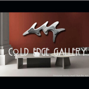 Abstract Metal Art – Ice Shadows