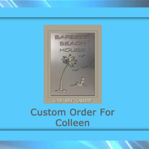 Custom Metal Beach Art