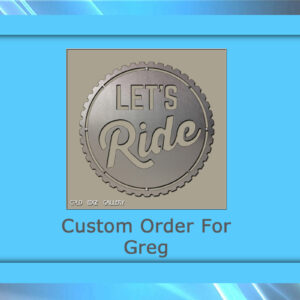 Custom order for Greg S.
