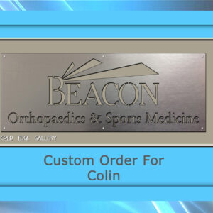 Custom order for Colin C.