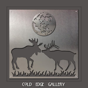 Moose in the Moonlight